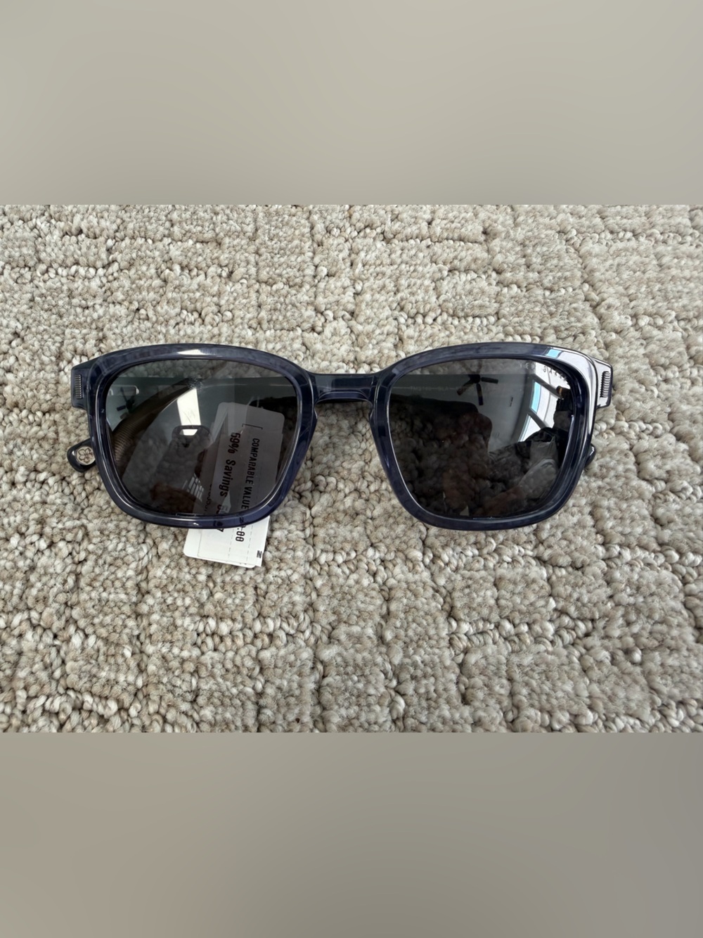 Ted Baker London Classic Men's Sunglasses - blue frame